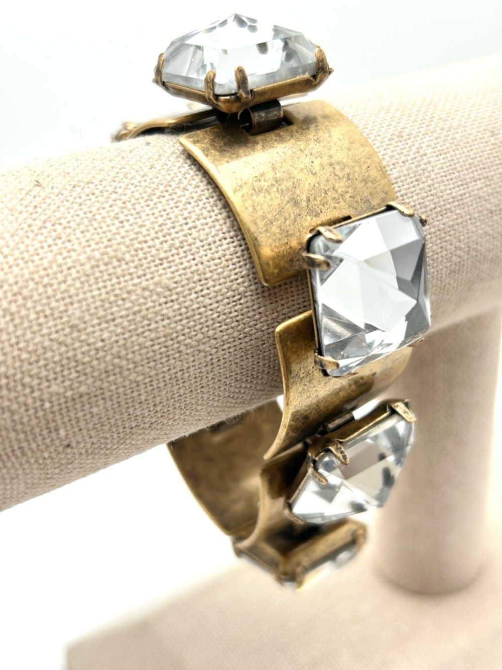 J. Crew Bold Jeweled Link Bracelet